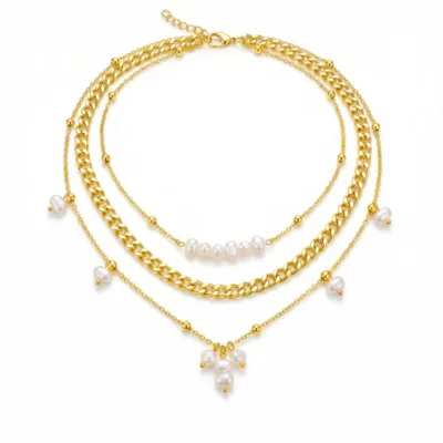 Anti-Tarnish Triple Layered High Fashion Gold Plated