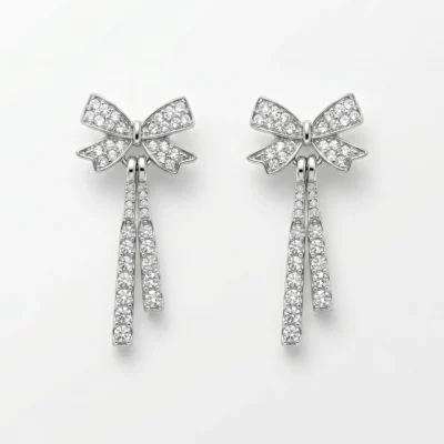 Anti-Tarnish Crystal Dangles Earrings