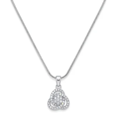 Anti-Tarnish Floral Crystal Chain